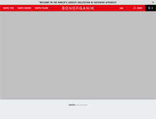 Tablet Screenshot of bonorganik.com